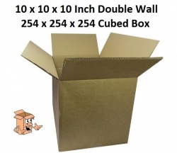 Cardboard Boxes 10x10x10 Inch Cubed box